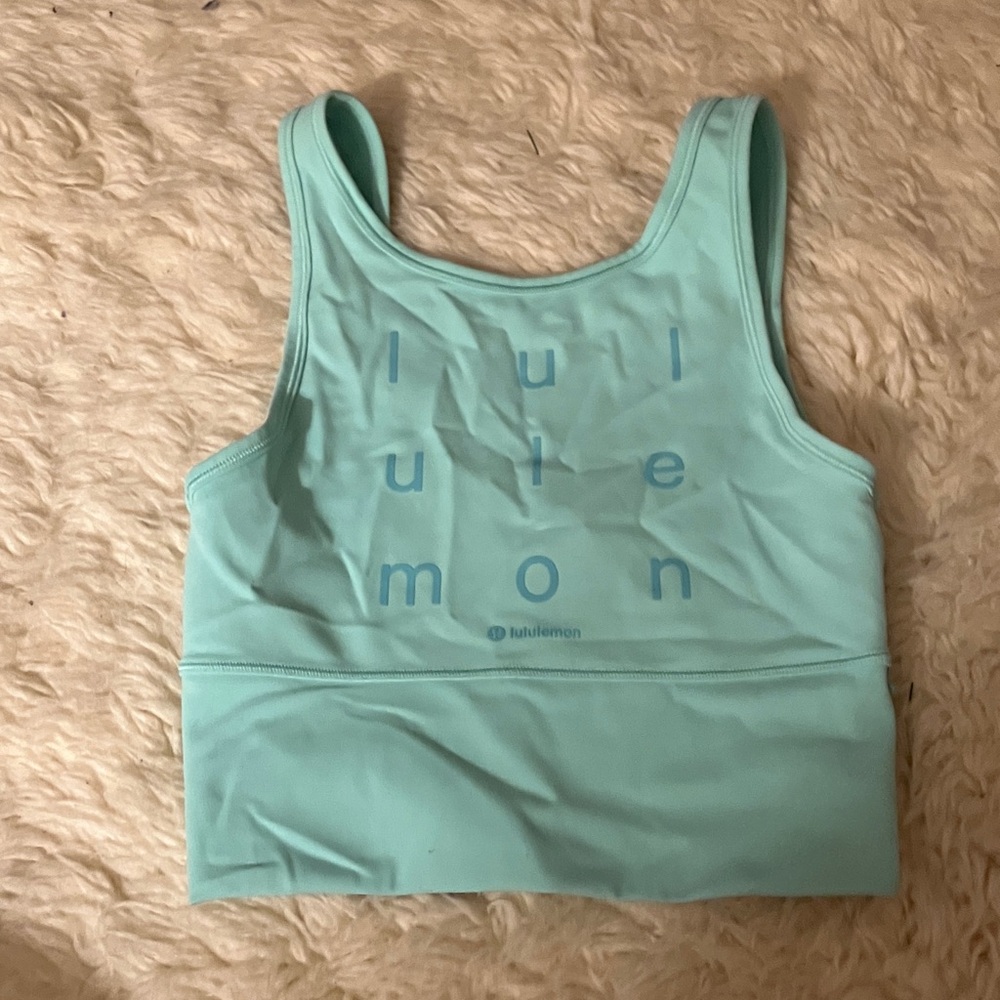 Lululemon Aqua Blue V-Neck Tank